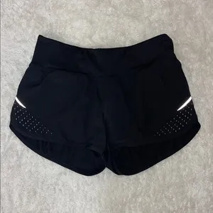 Women's Black Athletic Shorts thumbnail 1