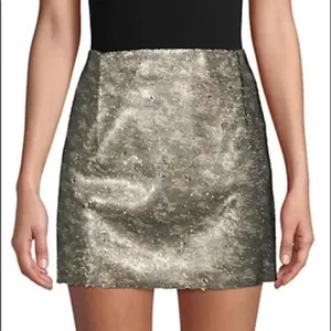 NWT Free People Reversible Sequin Camo Mini Skirt Flip Sequins Camouflage - Sz 6 thumbnail 2