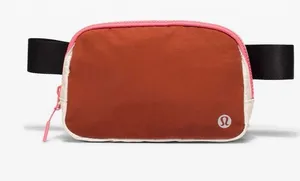Lululemon Everywhere Belt Bag *1L -- OS -- Dark Terracotta/White Opal thumbnail 1