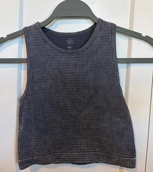 Ribbed halter Gray thumbnail 1