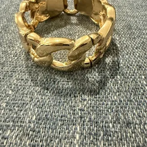 Nordstrom Gold lux Double Leopard Head Rhinestone Stretch Link Bracelet Green thumbnail 4