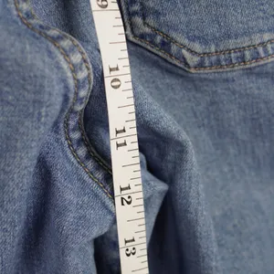 Levis Mile High Cropped Wide Leg Women 24 Blue Button Fly High Rise Denim thumbnail 6