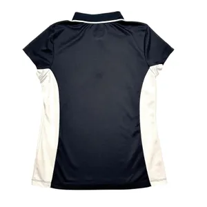 NFL Pittsburgh Steelers Polo Shirt‎ Women's Team Apparel Medium Black White thumbnail 3