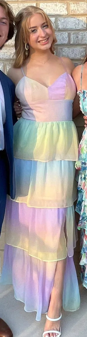 Amanda Uprichard Rainbow Dress thumbnail 1