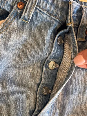 LEVI’S Ribcage High Rise Light Blue Light Wash Straight Leg‎ Women's Jeans Sz 27 thumbnail 10