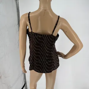 Banana‎ Republic Womens Brown Ikat Print Empire Waist Camisole Top Size 8 Zip thumbnail 16