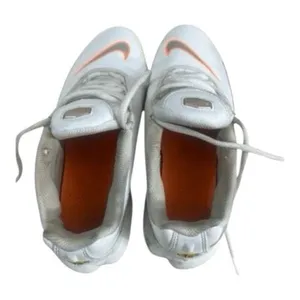 Nike Air Max Plus TN SE GS Kids Sneakers Size 7Y White Silver Orange AR0005-100 thumbnail 7