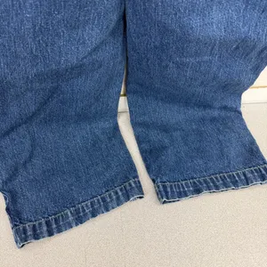 B.U.M. Equipment Overalls Womens Size Medium Blue Denim Red Mesh Straps Vintage thumbnail 9