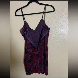 Lulu's Floral Mini Dress medium grunge whimsical witchy‎ new thumbnail 4