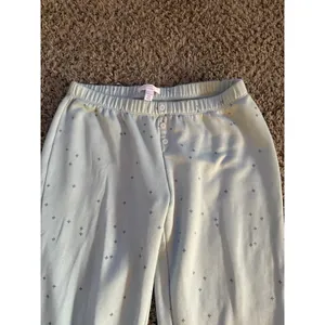 Lauren Conrad Women's 2PC light green Sweat‎ Suit Pajamas set Size XS thumbnail 9