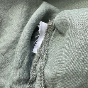 Quince Linen Shirt Women’s XL Sage Green 100% European Linen Short Sleeve Boxy thumbnail 8