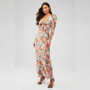 For Love & Lemons Polly‎ Floral Maxi Dress thumbnail 2