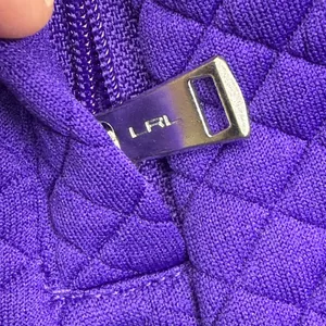 Lauren Ralph Lauren Purple Quilted Mock Neck Full Zip Vest XL 4700429386 thumbnail 6