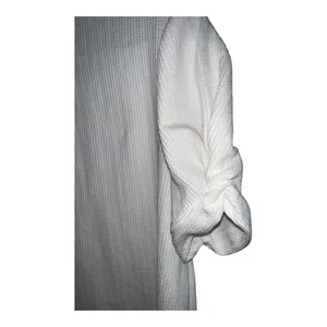 Calvin Klein White Textured Balloon Sleeve‎ Blouse, Womens Large (Approx) thumbnail 6