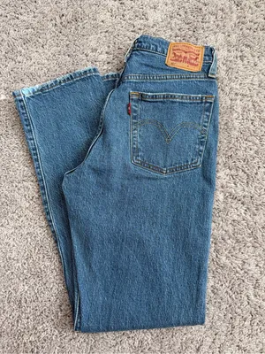 Levi's 501 Denim Straight Jeans thumbnail 2
