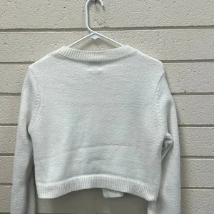 Princess Polly White Cardigan Sweater size XS/S thumbnail 6