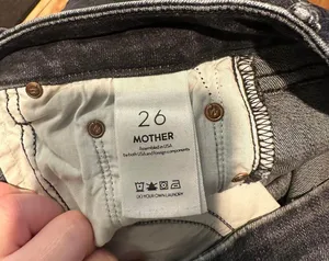Mother Looker Ankle Denim Fray thumbnail 7