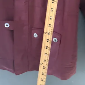 Burton‎ Dryride Women Burgundy Herringbone Snowboard Jacket Hooded Medium thumbnail 7