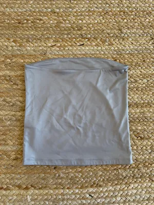Abercrombie & Fitch Women’s Strapless Tube Top - Light Gray thumbnail 4