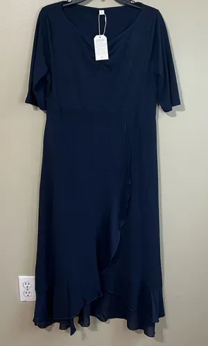 Amazon NWT large blue maxi dress‎ thumbnail 1