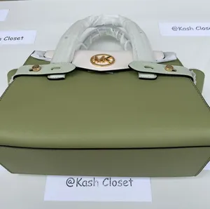Michael Kors Carmen Medium Flap Satchel -Lt Sage Multi thumbnail 6