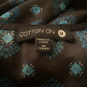 Cotton On Juniors Dress Tank Top Style M Medium Black & Blue Knee Length Midi thumbnail 6