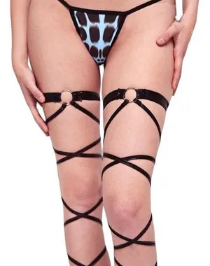 2Pcs Ring Linked Leg Straps thumbnail 1
