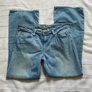 Levi's light wash low flare denim. thumbnail 3