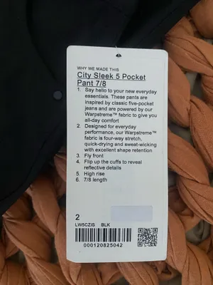 Lululemon City Sleek 5 Pocket Pant thumbnail 2