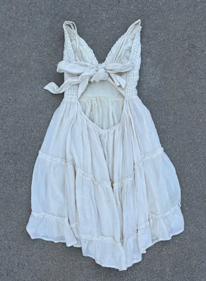 White Lace Detailed Dress thumbnail 2