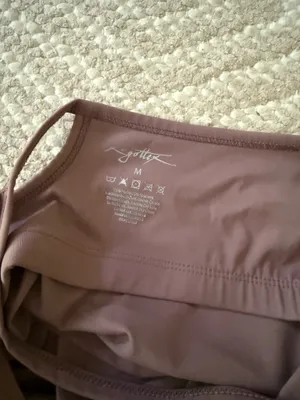 Gottex Rose pink crop athletic top thumbnail 3