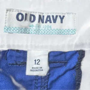Old Navy Women's Navy Floral Shorts Sz 12 thumbnail 2