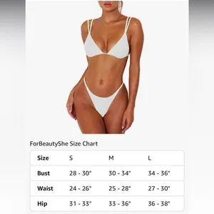 NWT White Bikini from Amazon thumbnail 7
