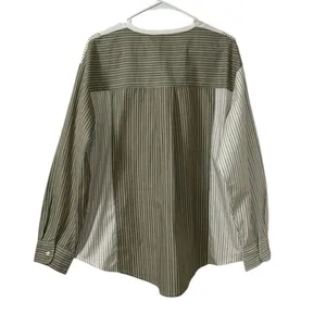 Zara White and Beige Contrasting Oversized Yale T-shirt(Size Small) thumbnail 4
