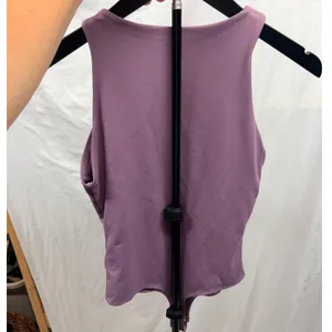 Reoria Sleeveless Racer Back Halter Neck Bodysuit Tank Tops Sz Small thumbnail 5