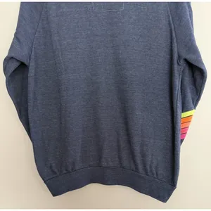 Aviator Nation Lightning Bolt Neon Chevron 5 Stripe Crew Sweatshirt Size Medium thumbnail 6