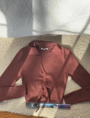 Mauve Knit Top Size M thumbnail 4