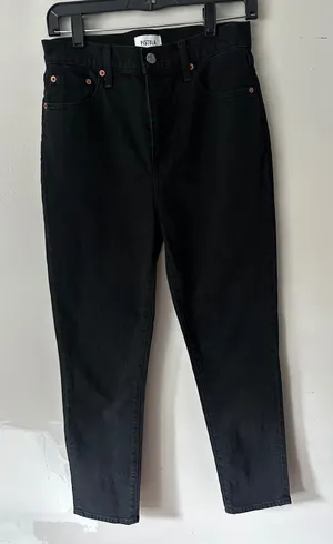 Pistola Denim Womens Black High Rise Slim Leg Jeans Size 27 thumbnail 1