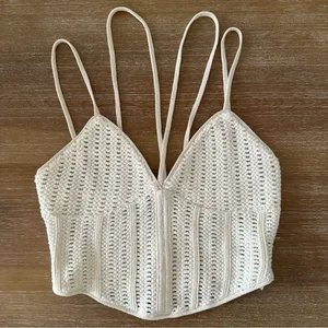 Zara Knit Crop Top Tank thumbnail 1