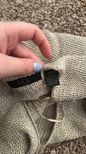Brown Knit Sweater thumbnail 2