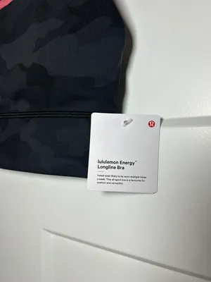 Lululemon Size 2  energy bra - Black Camo thumbnail 2
