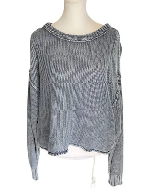 American Eagle - Boat Neck Oversized Slouchy Sweater Sz M thumbnail 1
