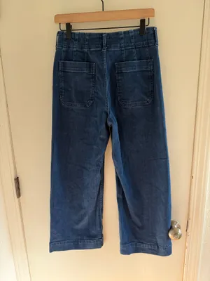 Maeve The Anthropologie Colette Wide-Leg Cropped Jeans thumbnail 5