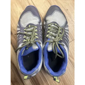 Merrel Women's 8 QFoam2 Hiking Shoes Grey Blue Green thumbnail 5