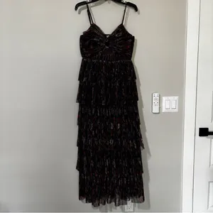 Hutch Rosey Floral Tiered Gown Size 6 thumbnail 3