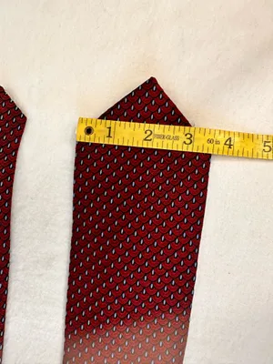 Jos.A.Bank Silk Tie Men's Necktie Executive Collection Red thumbnail 9