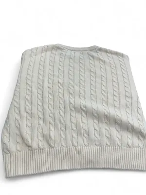 Cotton On Cream Cable Knit Sweater Size Small thumbnail 3