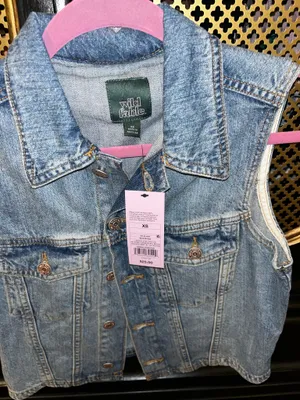 Wild Fable Denim Vest thumbnail 3
