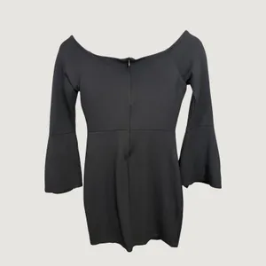 Lulus Black Off The Shoulder Bell Sleeve Bodycon Mini Dress Small thumbnail 4