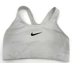 Nike Dr-Fit White Swoosh Sports Bra Size Medium thumbnail 1